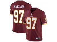 Men's Limited Terrell McClain #97 Nike Burgundy Red Home Jersey - NFL Washington Redskins Vapor