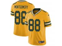 Men's Limited Ty Montgomery #88 Nike Gold Jersey - NFL Green Bay Packers Rush