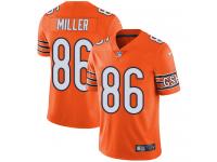 Men's Limited Zach Miller #86 Nike Orange Jersey - NFL Chicago Bears Rush