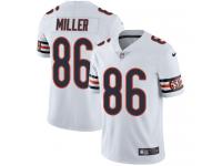 Men's Limited Zach Miller #86 Nike White Road Jersey - NFL Chicago Bears Vapor Untouchable