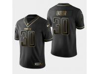 Men's Los Angeles Chargers #30 Austin Ekeler Golden Edition Vapor Untouchable Limited Jersey - Black
