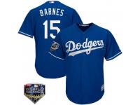 Men's Majestic Austin Barnes Los Angeles Dodgers Royal Cool Base Alternate 2018 World Series Jersey