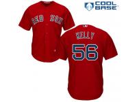 Men's Majestic Boston Red Sox #56 Joe Kelly  Red Alternate Home Cool Base MLB Jersey