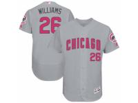 Men's Majestic Chicago Cubs #26 Billy Williams Grey Mother's Day Flexbase Authentic Collection MLB Jersey