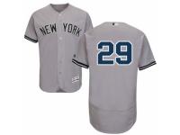 Men's Majestic New York Yankees #29 Tyler Clippard Grey Flexbase Authentic Collection MLB Jersey