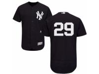 Men's Majestic New York Yankees #29 Tyler Clippard Navy Blue Flexbase Authentic Collection MLB Jersey