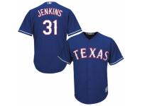 Men's Majestic Texas Rangers #31 Ferguson Jenkins Royal Blue Alternate 2 Cool Base MLB Jersey