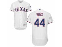 Men's Majestic Texas Rangers #44 Tyson Ross White Flexbase Authentic Collection MLB Jersey