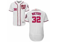 Men's Majestic Washington Nationals #32 Matt Wieters White Flexbase Authentic Collection MLB Jersey
