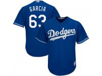Men's Majestic Yimi Garcia Los Angeles Dodgers Royal Cool Base Alternate Jersey