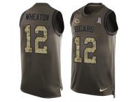 Men's Markus Wheaton #12 Nike Green Jersey - NFL Chicago Bears Salute to Service Tank Top