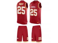 Men's Marqueston Huff #25 Nike Red Jersey - NFL Kansas City Chiefs Tank Top Suit
