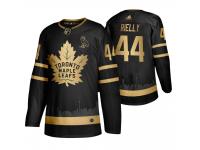 Men's Morgan Rielly Black Golden Limited Edition MAPLE LEAFS OVO Jersey