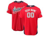 Men's National League Majestic Scarlet 2018 MLB All-Star Game Home Run Derby Custom Jersey