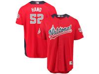 Men's National League San Diego Padres Brad Hand Majestic Red 2018 MLB All-Star Game Home Run Derby Player Jersey