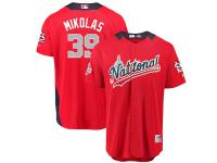 Men's National League St. Louis Cardinals Miles Mikolas Majestic Red 2018 MLB All-Star Game Home Run Derby Player Jersey
