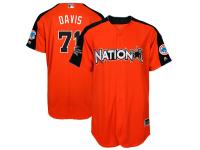 Men's National League Wade Davis Majestic Orange 2017 MLB All-Star Game Home Run Derby Player Jersey