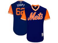 Men's New York Mets Erik Goeddel Goopy Majestic Royal 2017 Players Weekend Jersey