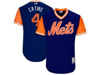 Men's New York Mets Wilmer Flores Catire Majestic Royal 2017 Players Weekend Jersey