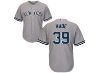 Men's New York Yankees #39 Tyler Wade Majestic Gray Road Cool Base Jersey