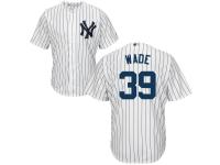 Men's New York Yankees #39 Tyler Wade Majestic White Navy Home Cool Base Jersey