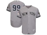 Men's New York Yankees Aaron Judge Majestic Gray 2017 MLB All-Star Game Authentic Flex Base Jersey