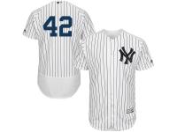 Men's New York Yankees Jackie Robinson Majestic White Authentic Collection Flexbase Jersey