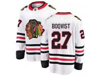 Men's NHL Chicago Blackhawks #27 Adam Boqvist Breakaway Away Jersey White