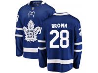 Men's NHL Toronto Maple Leafs #28 Connor Brown Breakaway Home Jersey Royal Blue