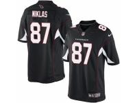 Men's Nike Arizona Cardinals #87 Troy Niklas Limited Black Alternate NFL Jersey