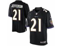 Men's Nike Baltimore Ravens #21 Tony Jefferson Limited Black Alternate NFL Jersey