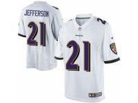 Men's Nike Baltimore Ravens #21 Tony Jefferson Limited White NFL Jersey