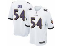 Men's Nike Baltimore Ravens #54 Zach Orr Game White NFL Jersey