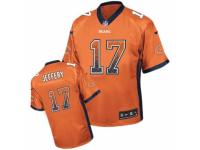 Men's Nike Chicago Bears #17 Alshon Jeffery Limited Orange Drift Fashion NFL Jersey