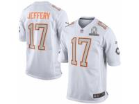 Men's Nike Chicago Bears #17 Alshon Jeffery Limited White 2014 Pro Bowl NFL Jersey
