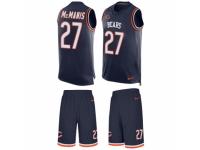 Men's Nike Chicago Bears #27 Sherrick McManis Navy Blue Tank Top Suit NFL Jersey