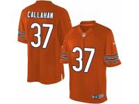 Men's Nike Chicago Bears #37 Bryce Callahan Limited Orange Alternate NFL Jersey