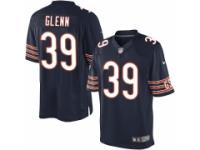 Men's Nike Chicago Bears #39 Jacoby Glenn Limited Navy Blue Team Color NFL Jersey