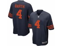 Men's Nike Chicago Bears #4 Connor Barth Game Navy Blue 1940s Throwback Alternate NFL Jersey