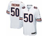 Men's Nike Chicago Bears #50 Jerrell Freeman Game White NFL Jersey