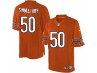 Men's Nike Chicago Bears #50 Mike Singletary Limited Orange Alternate NFL Jersey