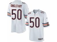 Men's Nike Chicago Bears #50 Mike Singletary Limited White NFL Jersey