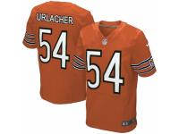 Men's Nike Chicago Bears #54 Brian Urlacher Elite Orange Alternate NFL Jersey