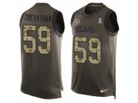 Men's Nike Chicago Bears #59 Danny Trevathan Green Salute to Service Tank Top Alternate NFL Jersey