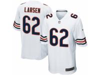 Men's Nike Chicago Bears #62 Ted Larsen Game White NFL Jersey