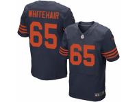 Men's Nike Chicago Bears #65 Cody Whitehair Elite Navy Blue 1940s Throwback Alternate NFL Jersey