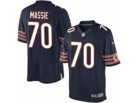 Men's Nike Chicago Bears #70 Bobby Massie Limited Navy Blue Team Color NFL Jersey
