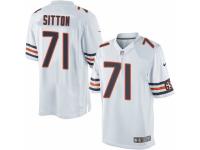 Men's Nike Chicago Bears #71 Josh Sitton Limited White NFL Jersey