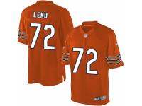 Men's Nike Chicago Bears #72 Charles Leno Limited Orange Alternate NFL Jersey