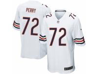 Men's Nike Chicago Bears #72 William Perry Game White NFL Jersey